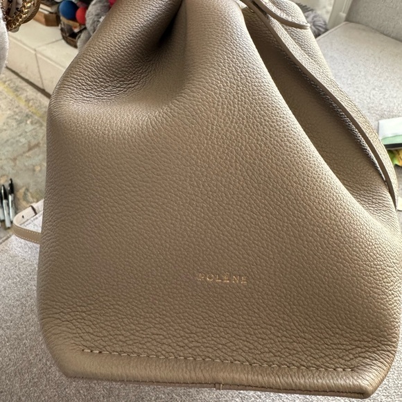 Polène Numéro Neuf Nine Taupe Handbag - Picture 5 of 9